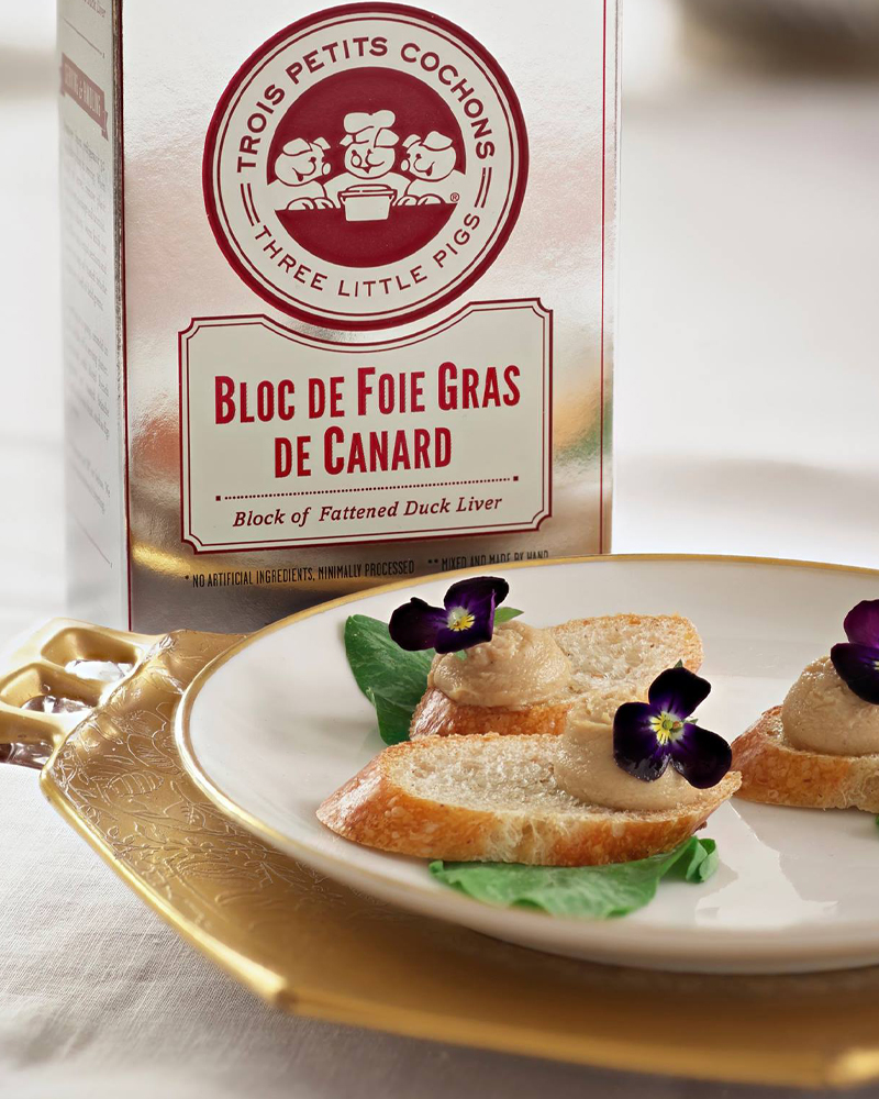 Les Trois Petits Cochons Fois Gras Packaging