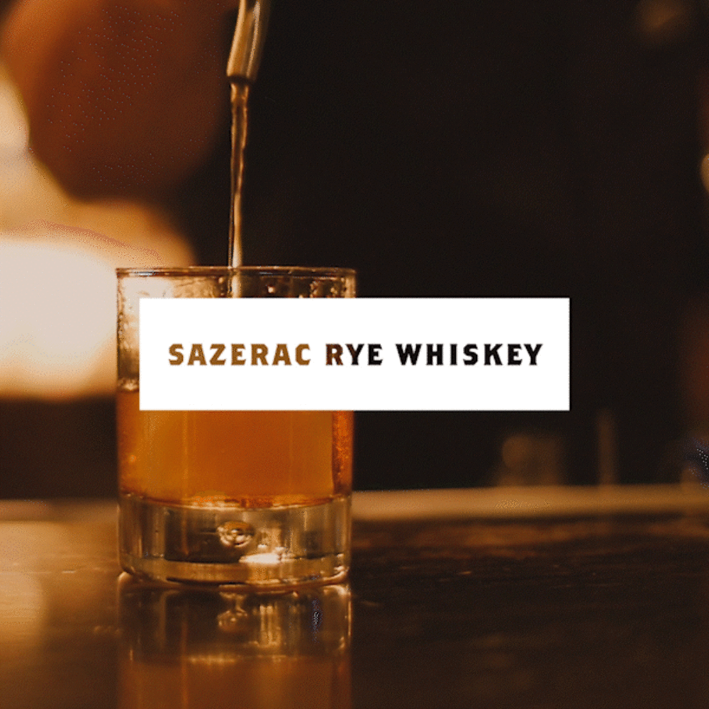 Sazerac Rye Whiskey Cocktail Loop